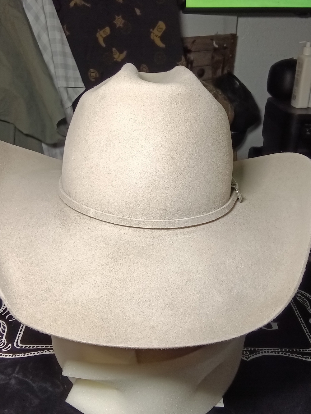 Rodeo King Silverbelly, 5X Beaver men's Felt Western Cowboy Hat - Size 7 3/8